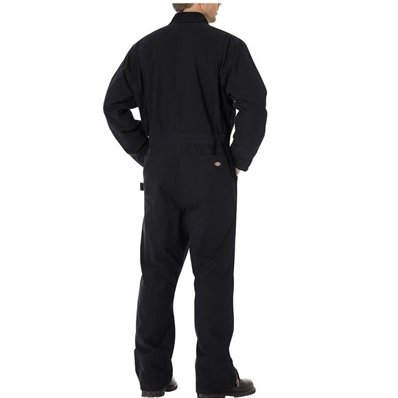 NWT Dickies Men's Sanded Duck Insulated Coverall Black Size 3XL $170 GG032 - Picture 2 of 2